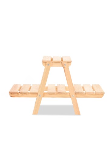 Kwietniki i donice - Stojący kwietnik drewniany na kwiaty regał stojak na doniczki 3 półki 45 cm - product 3