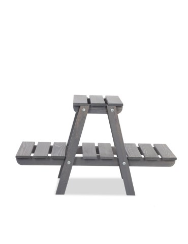 Kwietniki i donice - Stojak drewniany na kwiaty kwietnik drewniany na doniczki regał ażurowy - product 3