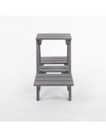 Kwietniki i donice - Stojak drewniany na kwiaty kwietnik drewniany na doniczki regał ażurowy - product 5