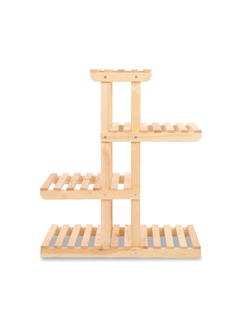 Kwietniki i donice - Regał na kwiaty drewniany stojak na doniczki kwietnik na rośliny DUŻY EKO - product MODO24.PL 3