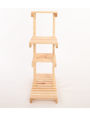 Kwietniki i donice - Regał na kwiaty drewniany stojak na doniczki kwietnik na rośliny DUŻY EKO - product 5