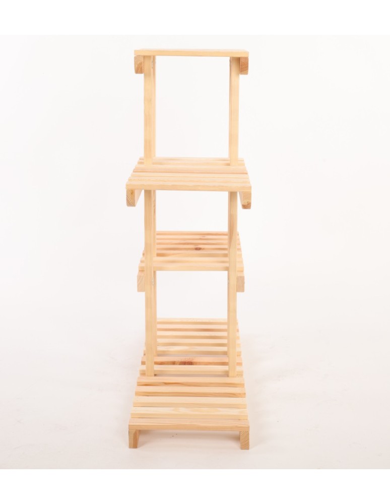 Kwietniki i donice - Regał na kwiaty drewniany stojak na doniczki kwietnik na rośliny DUŻY EKO - product MODO24.PL 5