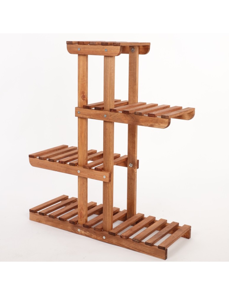 Kwietniki i donice - Regał na kwiaty drewniany kwietnik na doniczki stojak na rośliny DUŻY EKO - product MODO24.PL 4