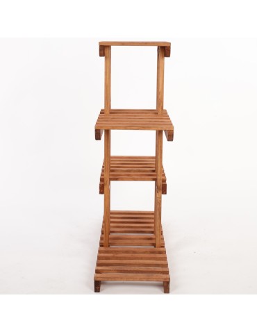 Kwietniki i donice - Regał na kwiaty drewniany kwietnik na doniczki stojak na rośliny DUŻY EKO - product 5