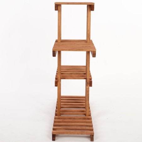 Regał na kwiaty drewniany kwietnik na doniczki stojak na rośliny DUŻY EKO