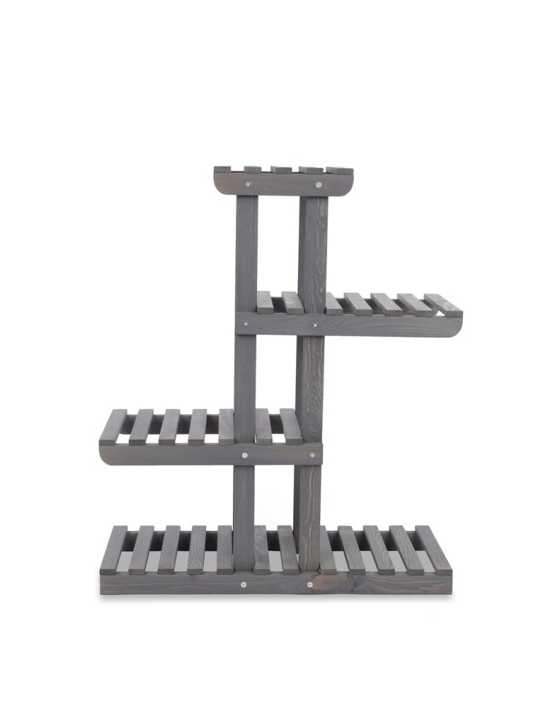 Kwietniki i donice - Regał na kwiaty drewniany stojak na doniczki kwietnik na rośliny SOLIDNY - product MODO24.PL 3