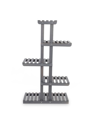 Kwietniki i donice - Drewniany stojak na kwiaty kwietnik regał na doniczki sosnowy stojak DUŻY - product 3