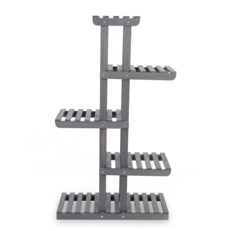 Drewniany stojak na kwiaty kwietnik regał na doniczki sosnowy stojak DUŻY