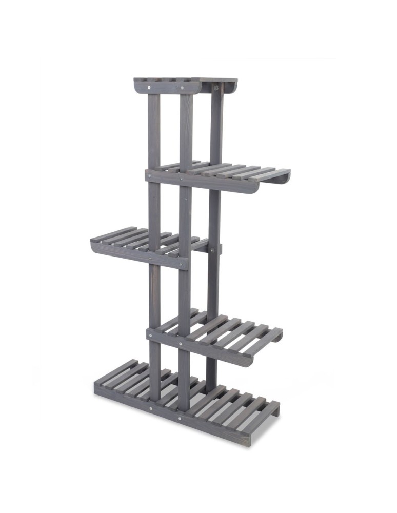 Kwietniki i donice - Drewniany stojak na kwiaty kwietnik regał na doniczki sosnowy stojak DUŻY - product MODO24.PL 4