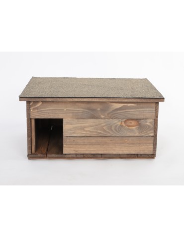 Hotele, Karmniki, Domki - Domek dla jeża gniazdo lęgowe schron budka dla jeży JAKOŚĆ DUŻY - product 3