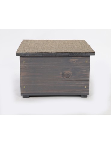 Hotele, Karmniki, Domki - Domek dla jeża - domek lęgowy, budka, schron, gniazdo dla jeży TRWAŁY DUŻY - product 4