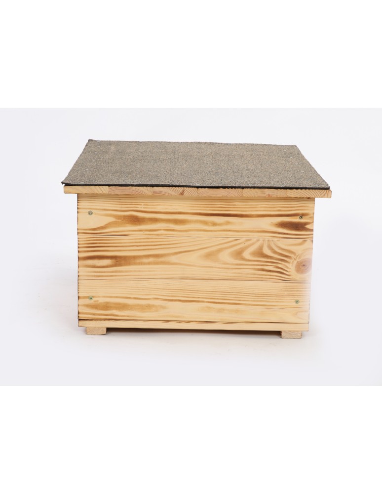 Hotele, Karmniki, Domki - Domek dla jeży - domek lęgowy, budka, schron, gniazdo dla jeży - SOLIDNY DUŻY - product MODO24.PL 4