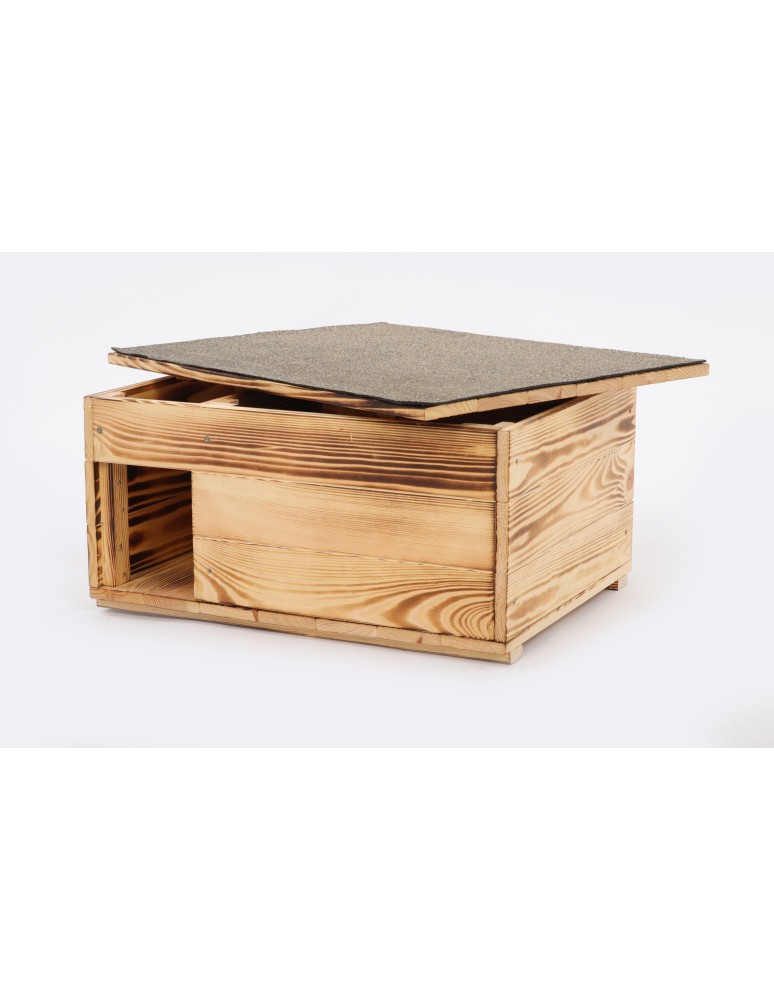 Hotele, Karmniki, Domki - Domek dla jeży - domek lęgowy, budka, schron, gniazdo dla jeży - SOLIDNY DUŻY - product MODO24.PL 5