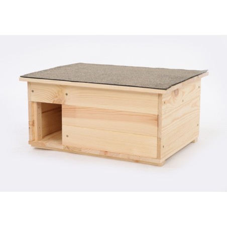 Ekologiczny solidny domek dla jeża - jeży budka lęgowa, schron, gniazdo DUŻY EKO SOLIDNY