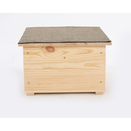 Ekologiczny solidny domek dla jeża - jeży budka lęgowa, schron, gniazdo DUŻY EKO SOLIDNY