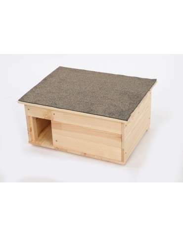 Hotele, Karmniki, Domki - Ekologiczny solidny domek dla jeża - jeży budka lęgowa, schron, gniazdo DUŻY EKO SOLIDNY - product 6