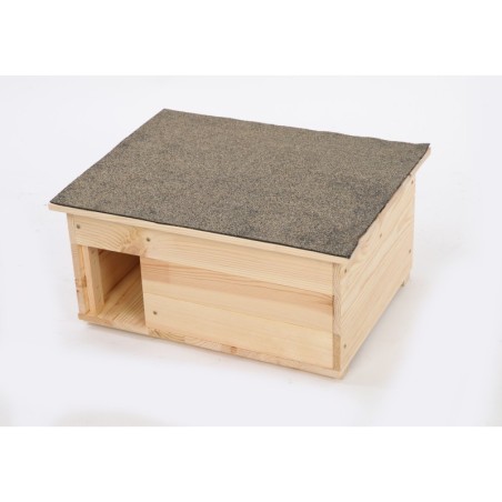 Ekologiczny solidny domek dla jeża - jeży budka lęgowa, schron, gniazdo DUŻY EKO SOLIDNY