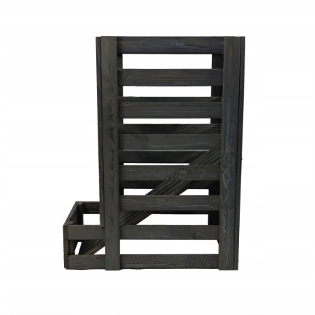 Drewniany regał na warzywa RZ01 - Szary