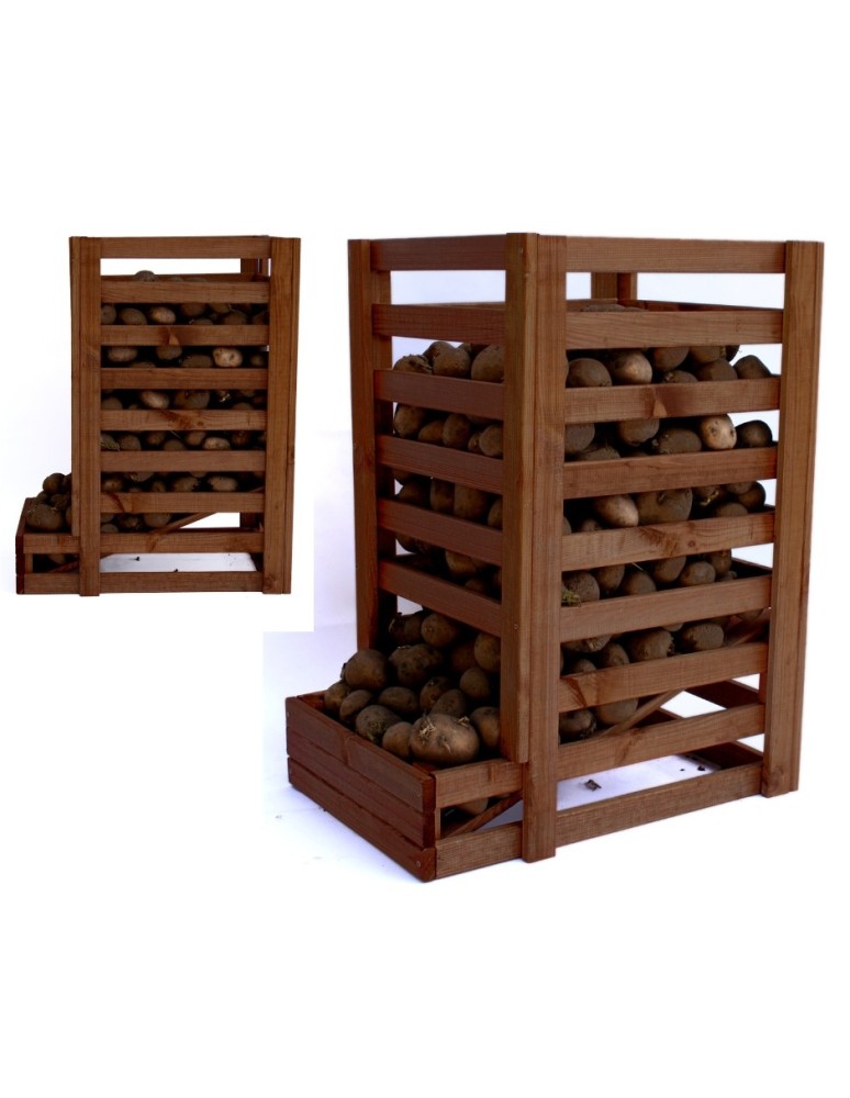 Ogród - Drewniany regał na warzywa RZ01 - Brązowy - product MODO24.PL 1