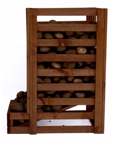 Dom i ogród - Drewniany regał na warzywa RZ01 - Brązowy - product 5