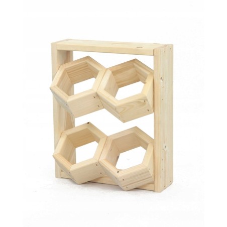 Drewniany ziołownik wertykalny RD-8/2x2 - Natur