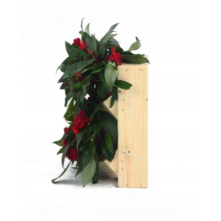 Drewniany ziołownik wertykalny RD-8/2x2 - Natur