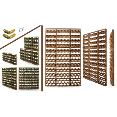 Drewniany ziołownik wertykalny RD-8/2x2 - Natur