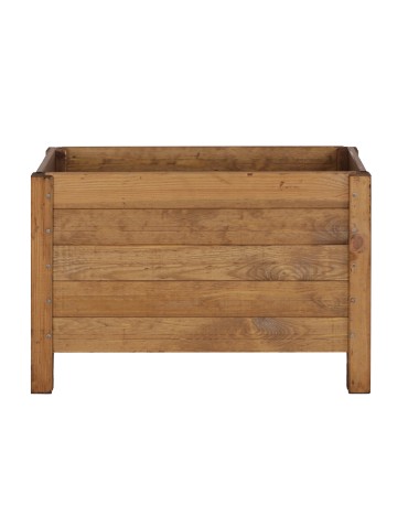 Kwietniki i donice - Drewniana Skrzynia na 2 Donice /szer. 68cm/Regulacja Dna/ RDS – Brązowa - product 5