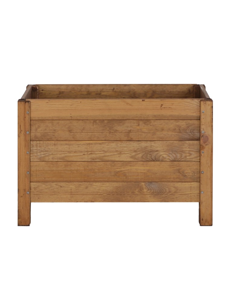 Kwietniki i donice - Drewniana Skrzynia na 2 Donice /szer. 68cm/Regulacja Dna/ RDS – Brązowa - product MODO24.PL 5