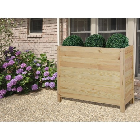 Drewniana Skrzynia na 2 Donice /szer. 68cm/Regulacja Dna/ RDS – Brązowa