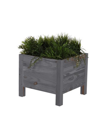 Dom i ogród - Drewniana donica RD-DNC /34x40x40cm/ Szara - product 3