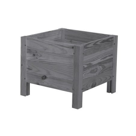 Drewniana donica RD-DNC /34x40x40cm/ Szara