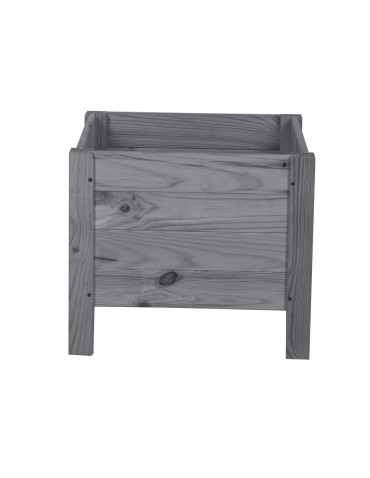 Dom i ogród - Drewniana donica RD-DNC /34x40x40cm/ Szara - product 5