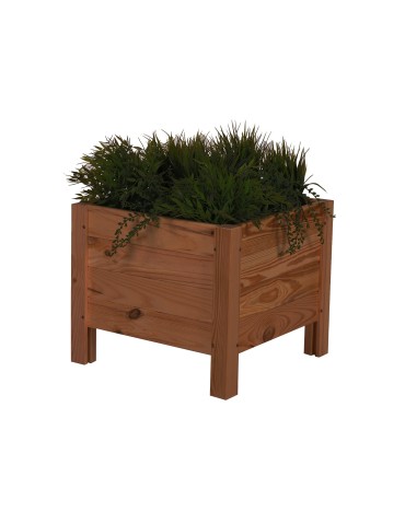 Dom i ogród - Drewniana donica RD-DNC /34x40x40cm/ Szara - product 10