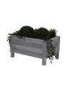 Drewniana donica RD-DNC /34x60x40cm/ Szara