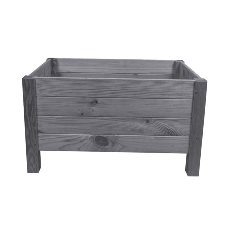 Drewniana donica RD-DNC /34x60x40cm/ Szara