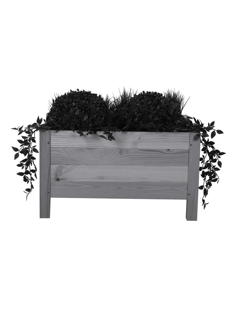 Dom i ogród - Drewniana donica RD-DNC /34x60x40cm/ Szara - product MODO24.PL 9