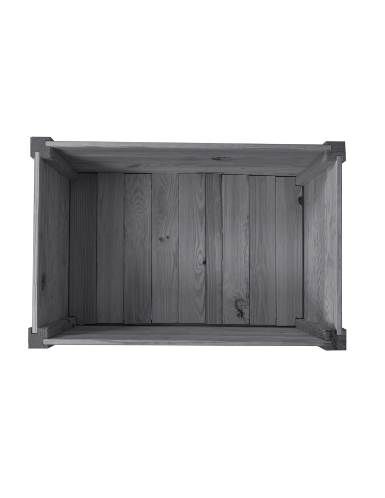 Dom i ogród - Drewniana donica RD-DNC /34x60x40cm/ Szara - product MODO24.PL 10