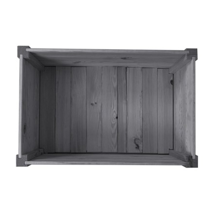 Drewniana donica RD-DNC /34x60x40cm/ Szara