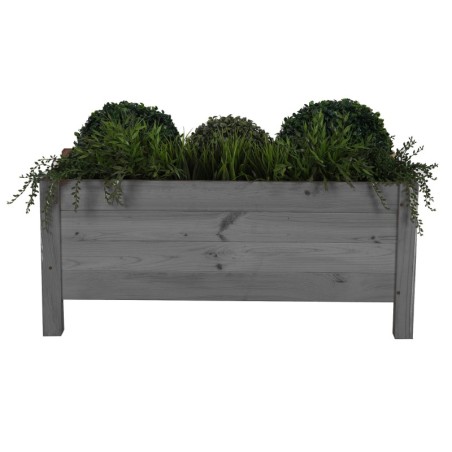 Drewniana donica RD-DNC /34x80x40cm/ Szara