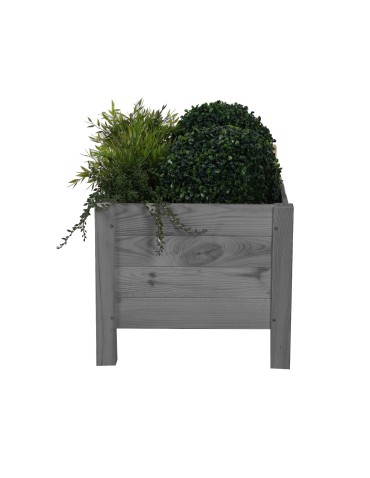 Dom i ogród - Drewniana donica RD-DNC /34x80x40cm/ Szara - product 10