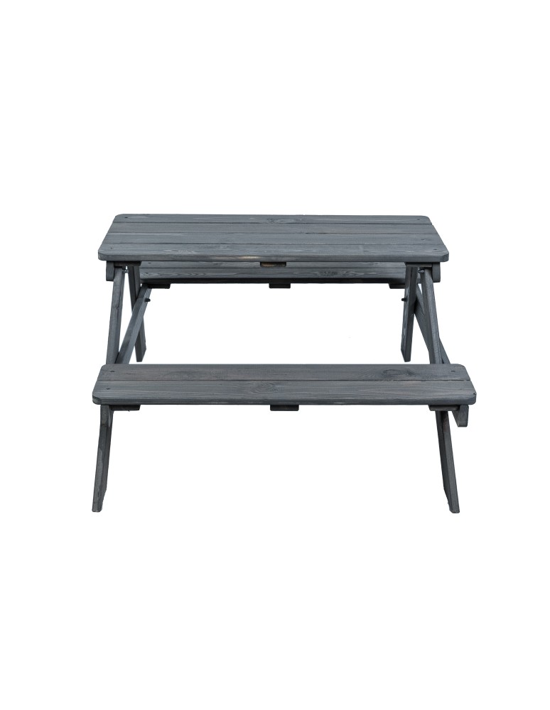 Skrzynie i ławki - Stół piknikowy z ławkami stół ogrodowy drewniany stolik dla dzieci 1-4 lat - product MODO24.PL 4