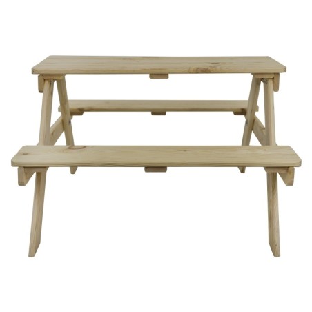 Stół piknikowy z ławkami stół ogrodowy drewniany stolik dla dzieci 1-4 lat