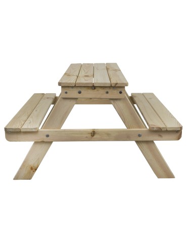 Skrzynie i ławki - Stół piknikowy z ławkami stół ogrodowy drewniany stolik dla dzieci 1-4 lat - product 5