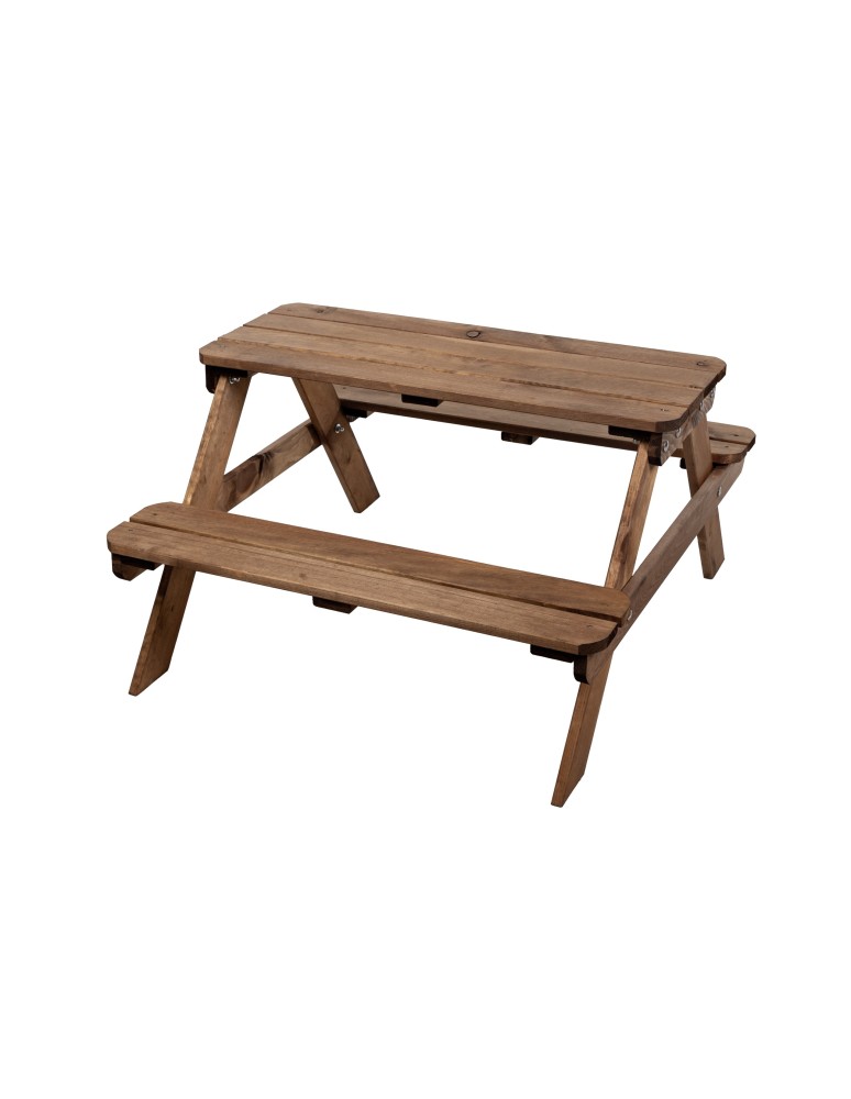 Skrzynie i ławki - Stół piknikowy z ławkami stół ogrodowy drewniany stolik dla dzieci 1-4 lat - product MODO24.PL 3