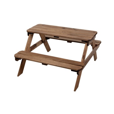 Stół piknikowy z ławkami stół ogrodowy drewniany stolik dla dzieci 1-4 lat