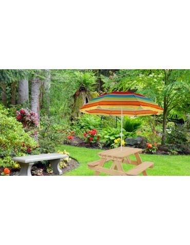 Skrzynie i ławki - Drewniany stół piknikowy z pojemnikiem na piasek stolik dla dzieci z ławką - product 11