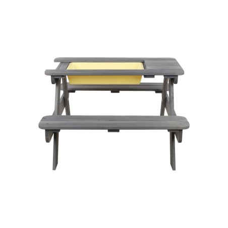 Drewniany stół piknikowy z pojemnikiem na piasek stolik dla dzieci z ławką