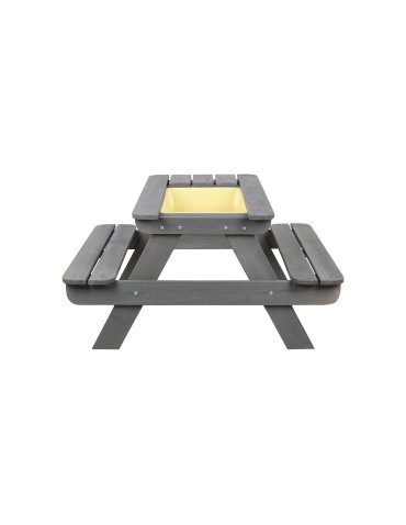 Skrzynie i ławki - Drewniany stół piknikowy z pojemnikiem na piasek stolik dla dzieci z ławką - product 5