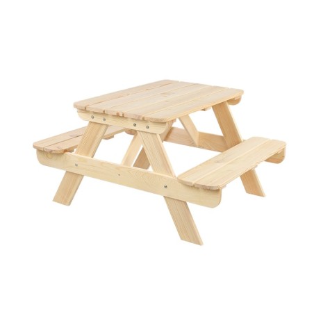 Stół piknikowy stół ogrodowy drewniany stół z ławkami stolik dla dzieci 1-6